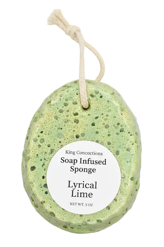 Lyrical Lime | 7oz Soap Infused Bath Sponge