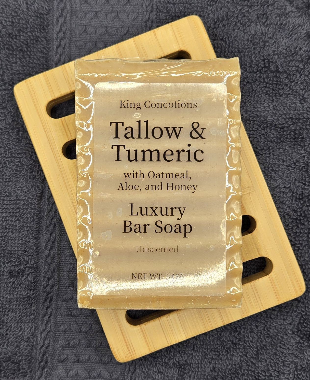 Tallow & Turmeric | 5oz Luxury Soap Bar (All Natural)