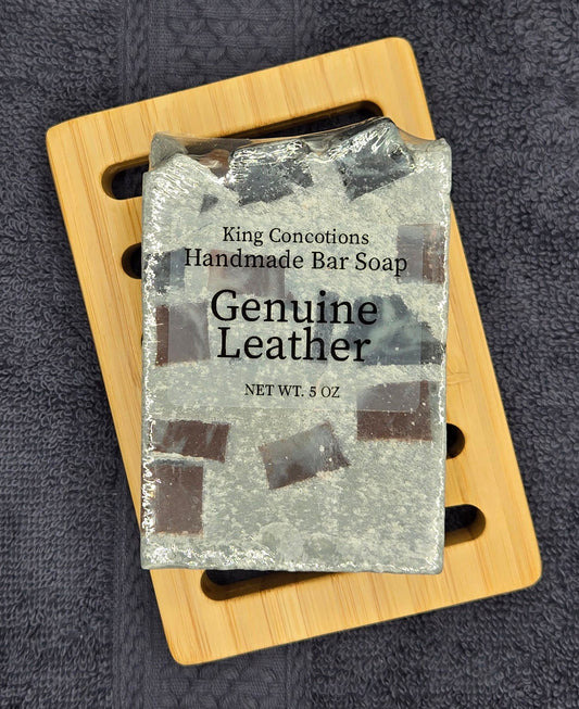 Genuine Leather | 5oz Soap Bar (Masculine)